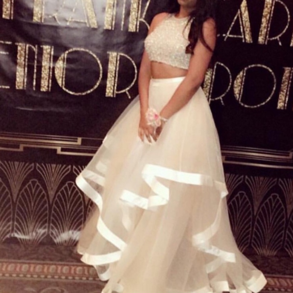 Terani couture 2 piece gown